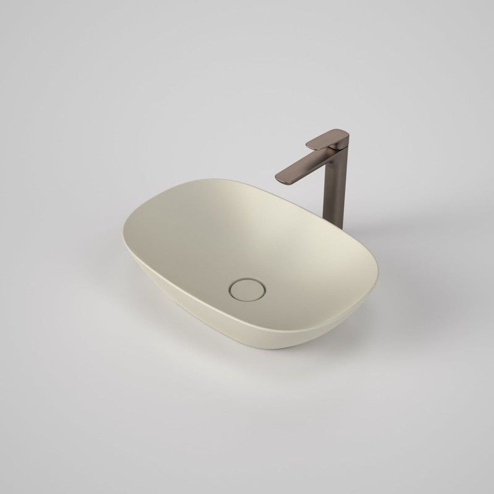 Caroma Contura II 530mm Above Counter Basin - Matte Clay gallery detail image