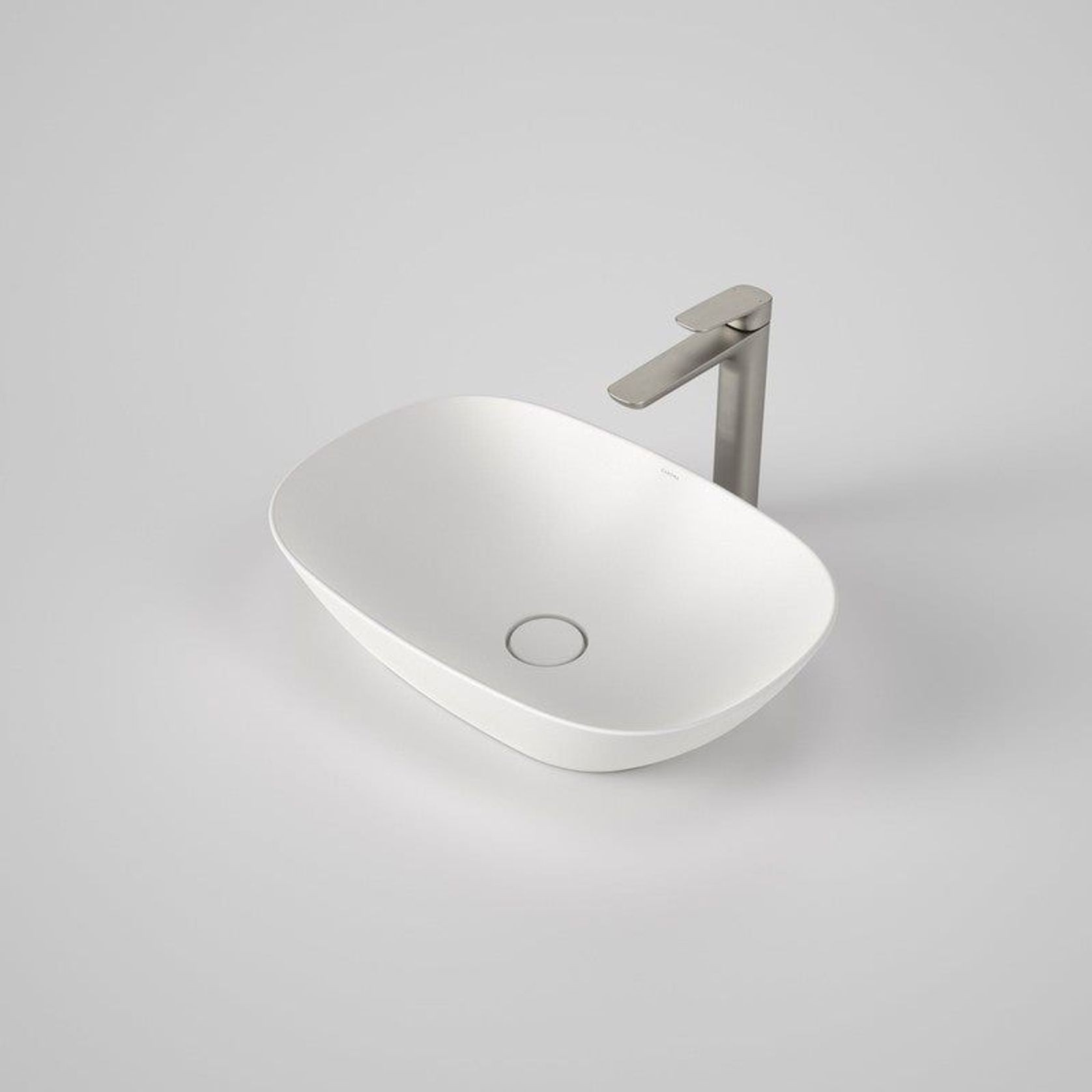 Caroma Contura II 530mm Above Counter Basin - Matte White gallery detail image