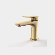 Caroma Contura II Basin Mixer - Brushed Brass gallery detail image