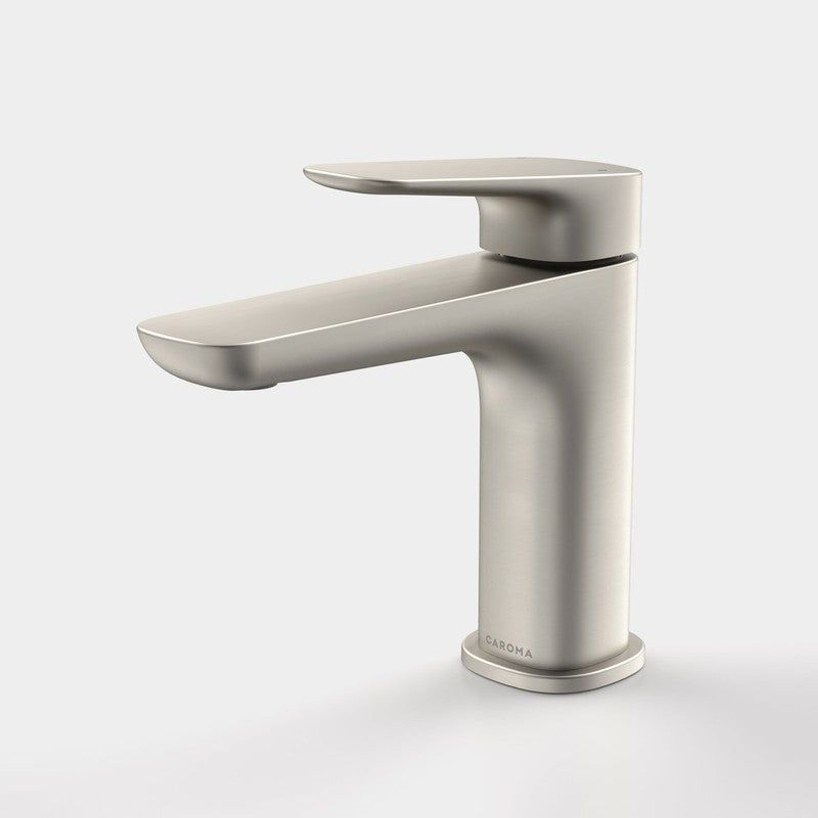 Caroma Contura II Basin Mixer - Brushed Nickel gallery detail image