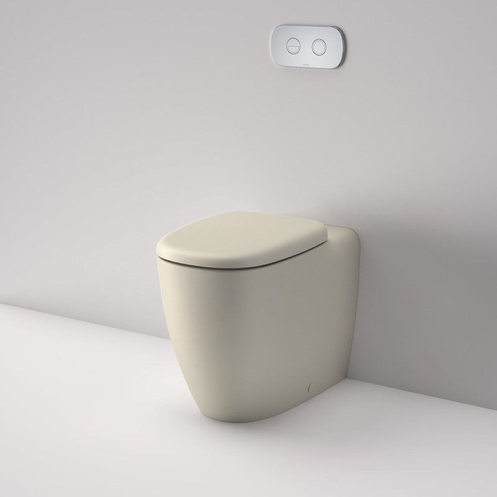 Caroma Contura II Cleanflush Invisi Series II Wall Faced Suite - Clay gallery detail image