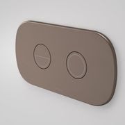 Caroma Round DC Dual Flush Button Panel | Bronze gallery detail image