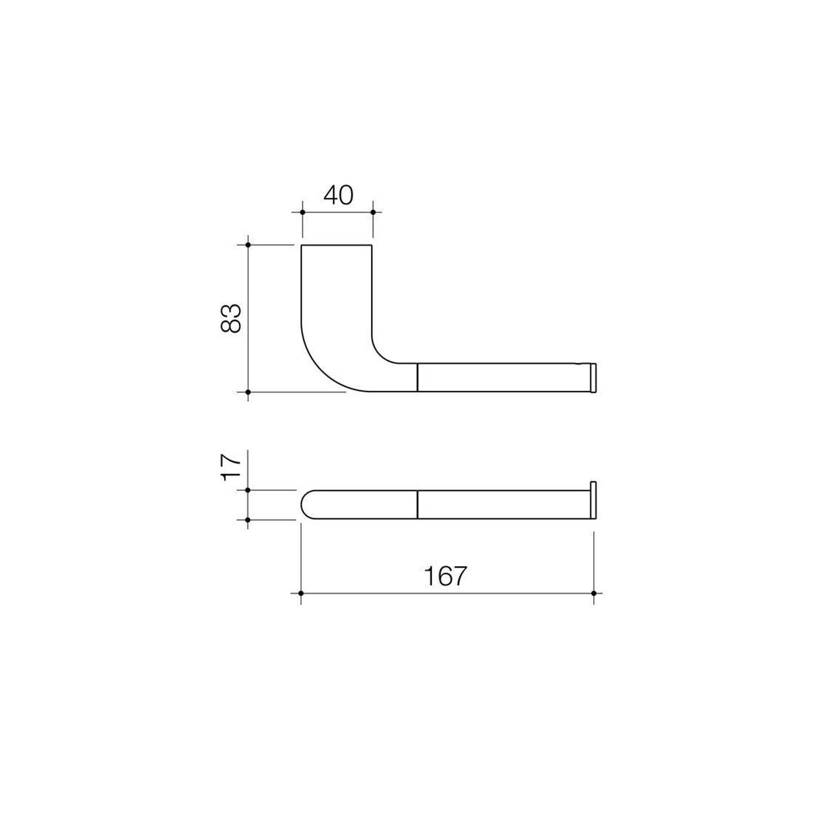Caroma Contura II Toilet Roll Holder - Brushed Bronze gallery detail image
