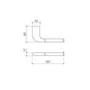 Caroma Contura II Toilet Roll Holder - Brushed Bronze gallery detail image