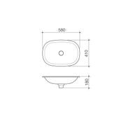 Caroma Contura II Undercounter Basin - Matte Clay gallery detail image
