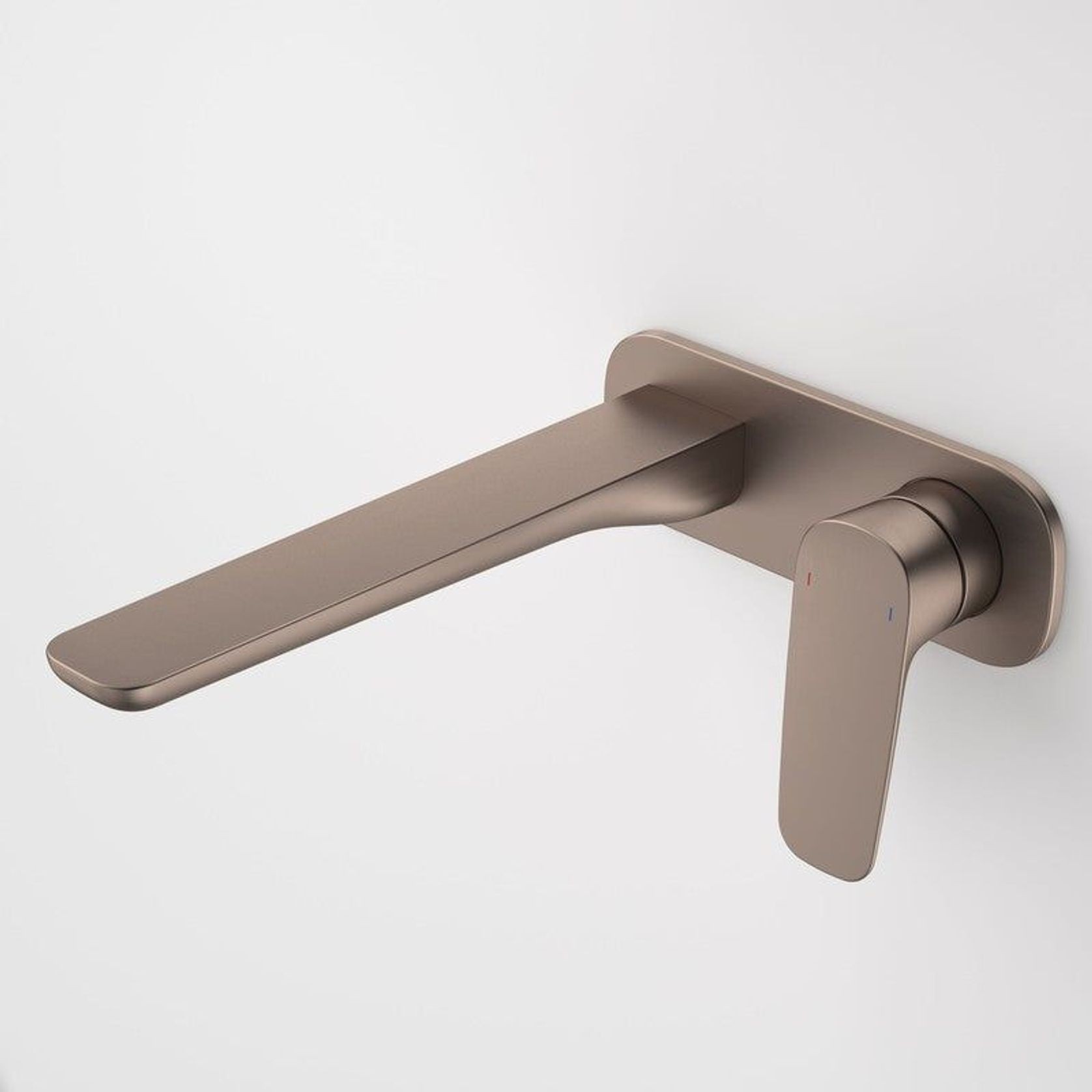 Caroma Contura II Wall Basin/Bath Mixer 220mm - Brushed Bronze gallery detail image