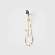 Caroma Urbane II Rail Shower - Brushed Brass gallery detail image