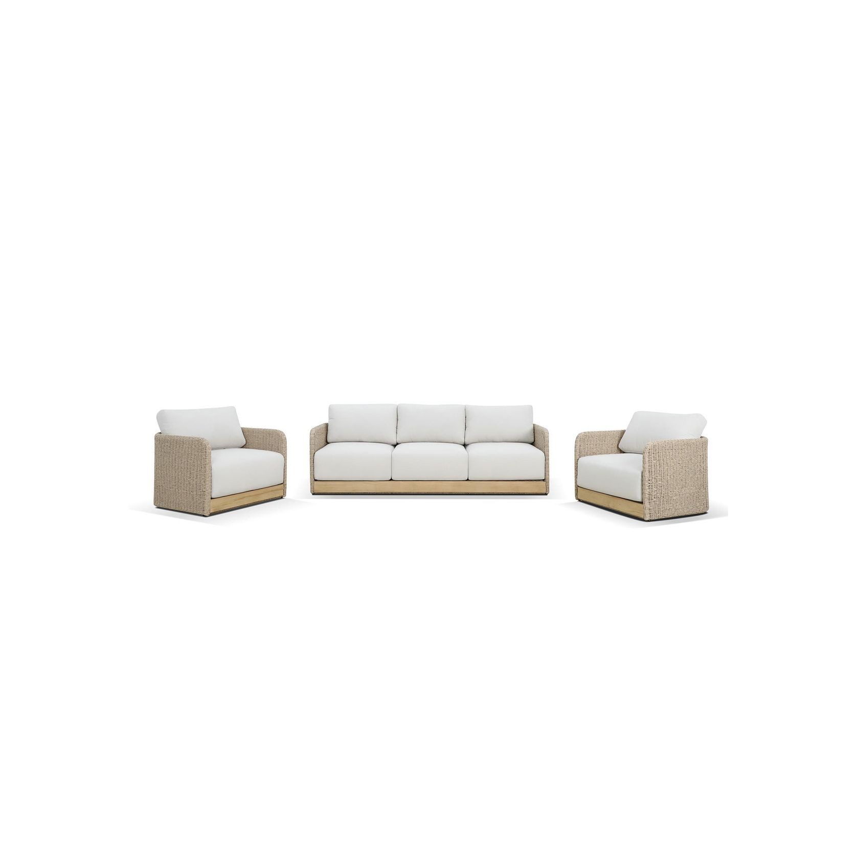 Bodrum 3pc Outdoor Lounge Setting gallery detail image