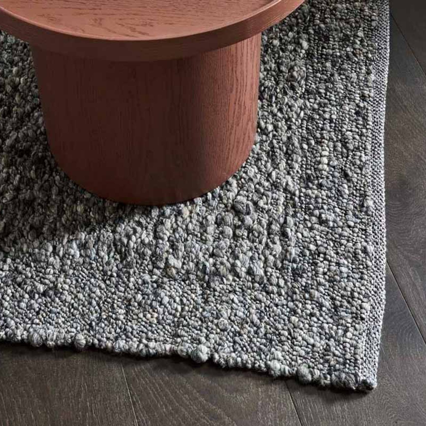 Soren Liv Tepih Boucle Floor Rug - Charcoal gallery detail image