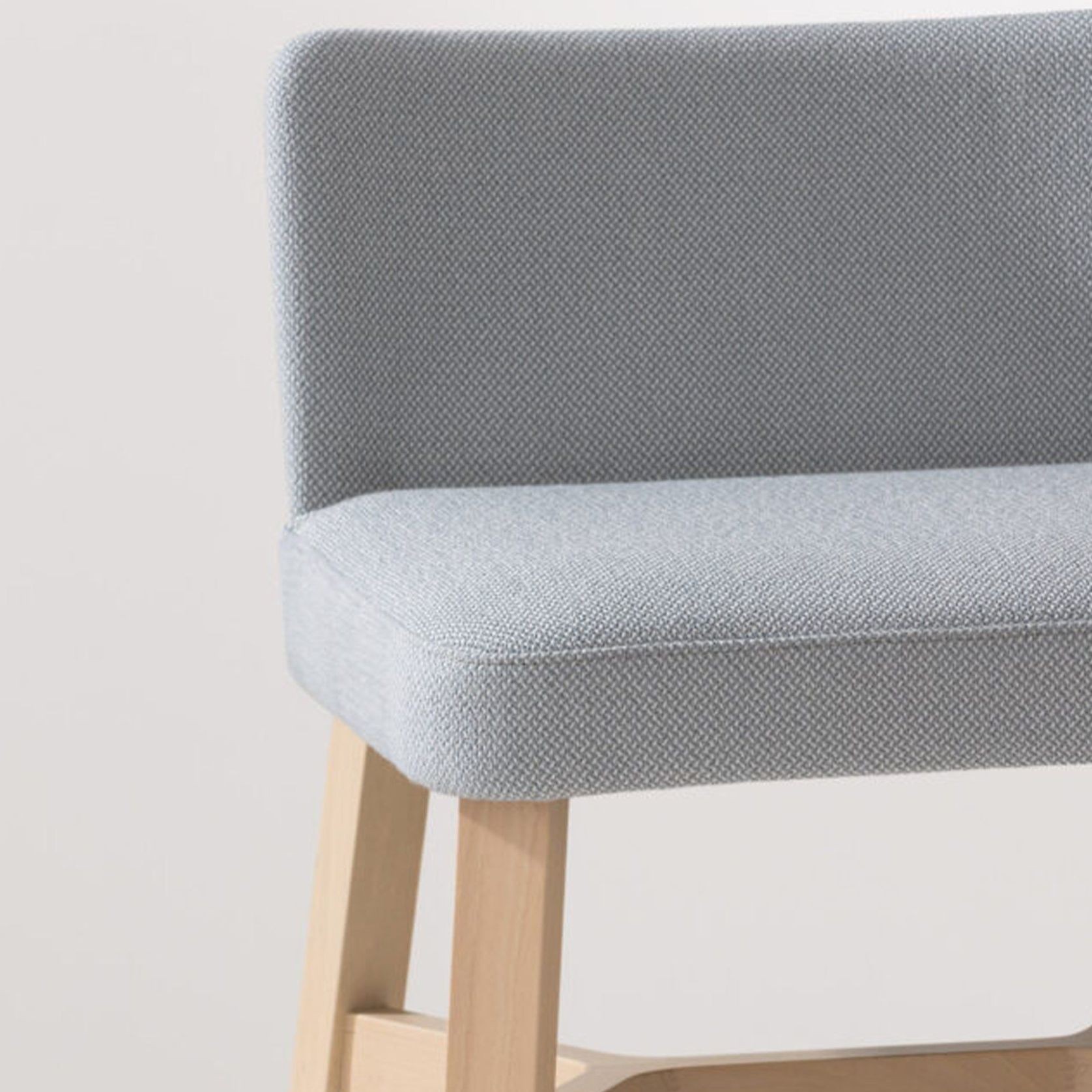 Croissant Stool with Backrest gallery detail image