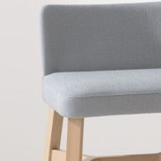 Croissant Stool with Backrest gallery detail image