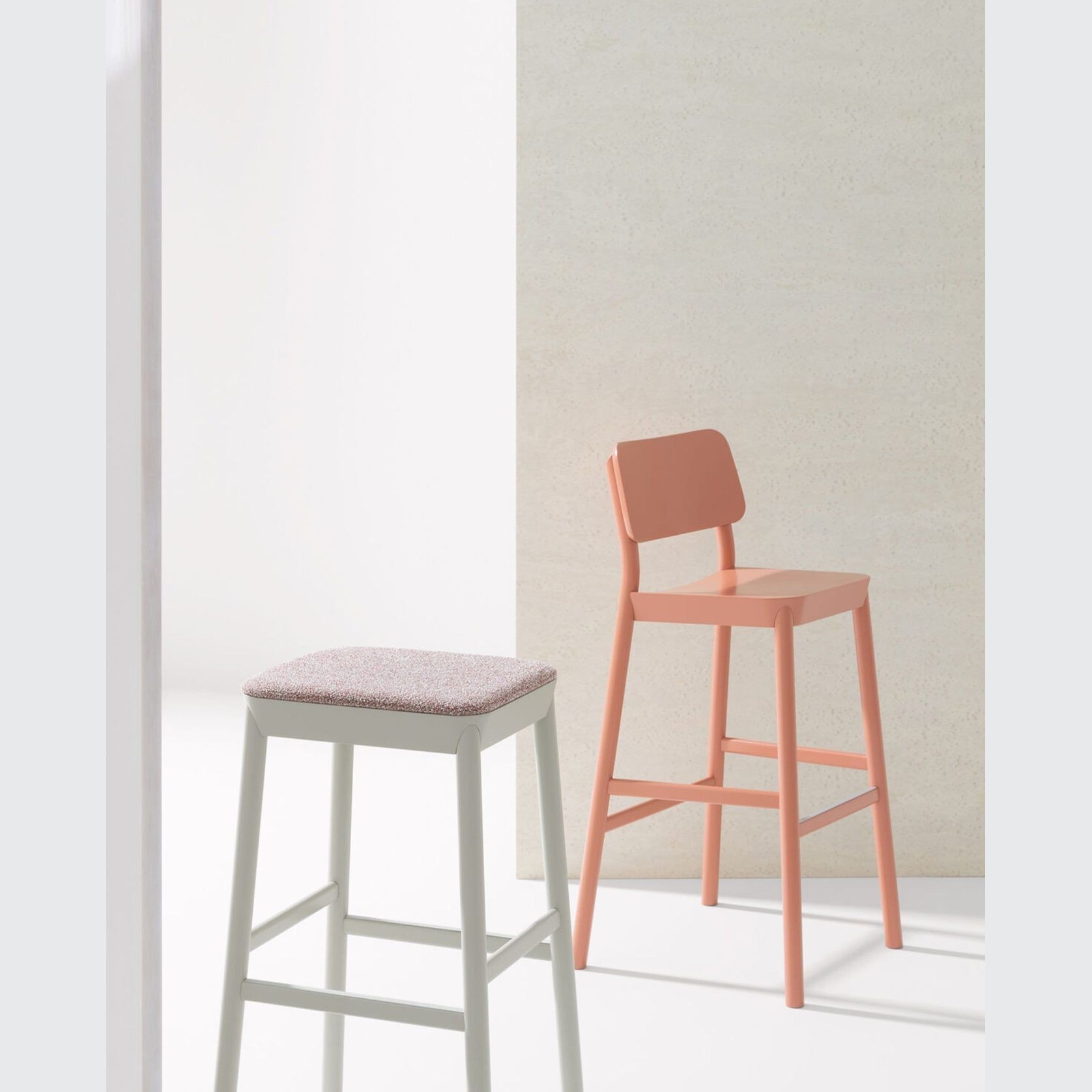 Drum Stool with Backrest gallery detail image