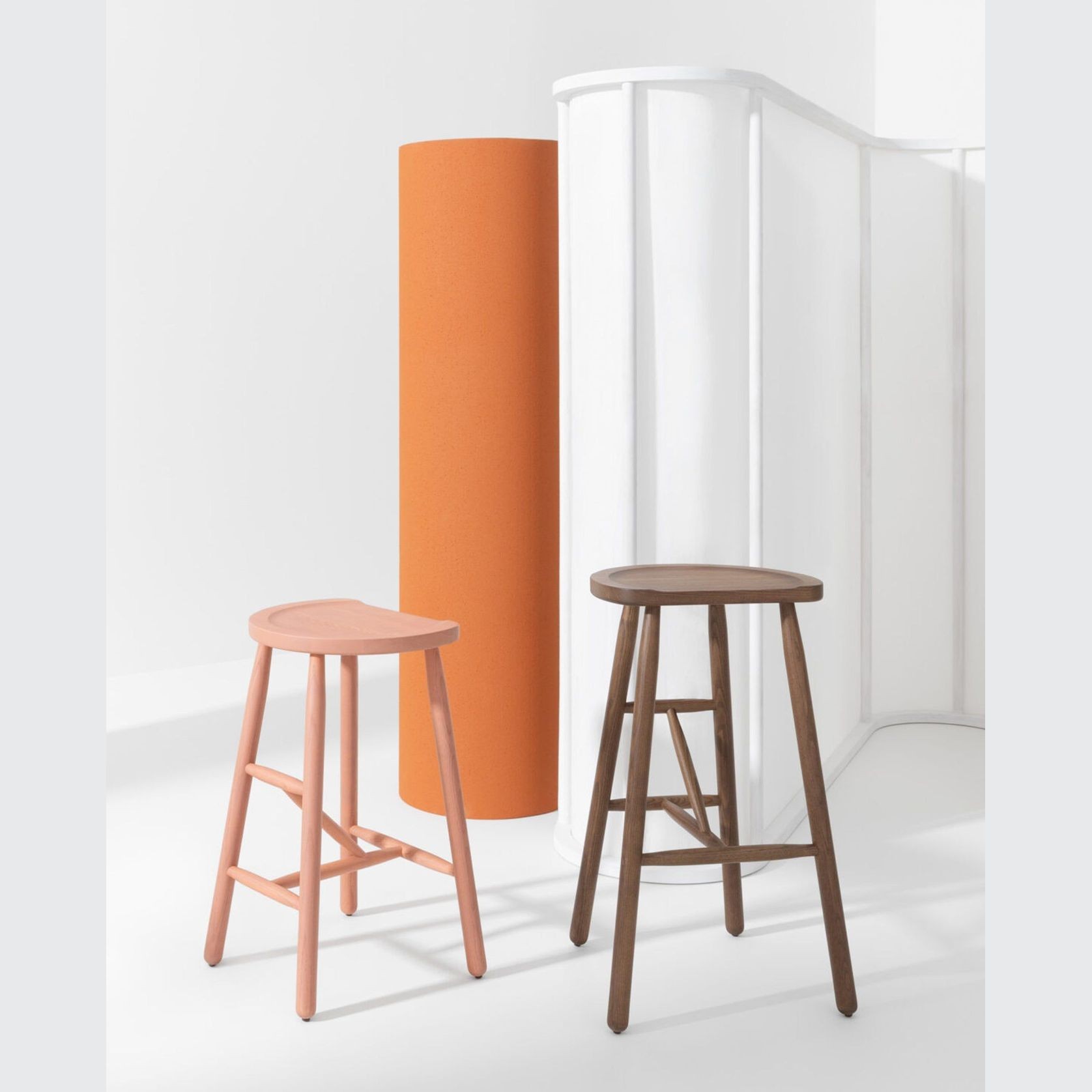 Puccio Wooden High Stool gallery detail image