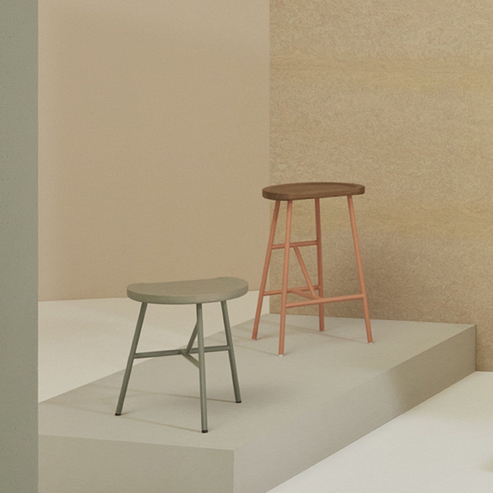 Puccio Wooden Stool gallery detail image