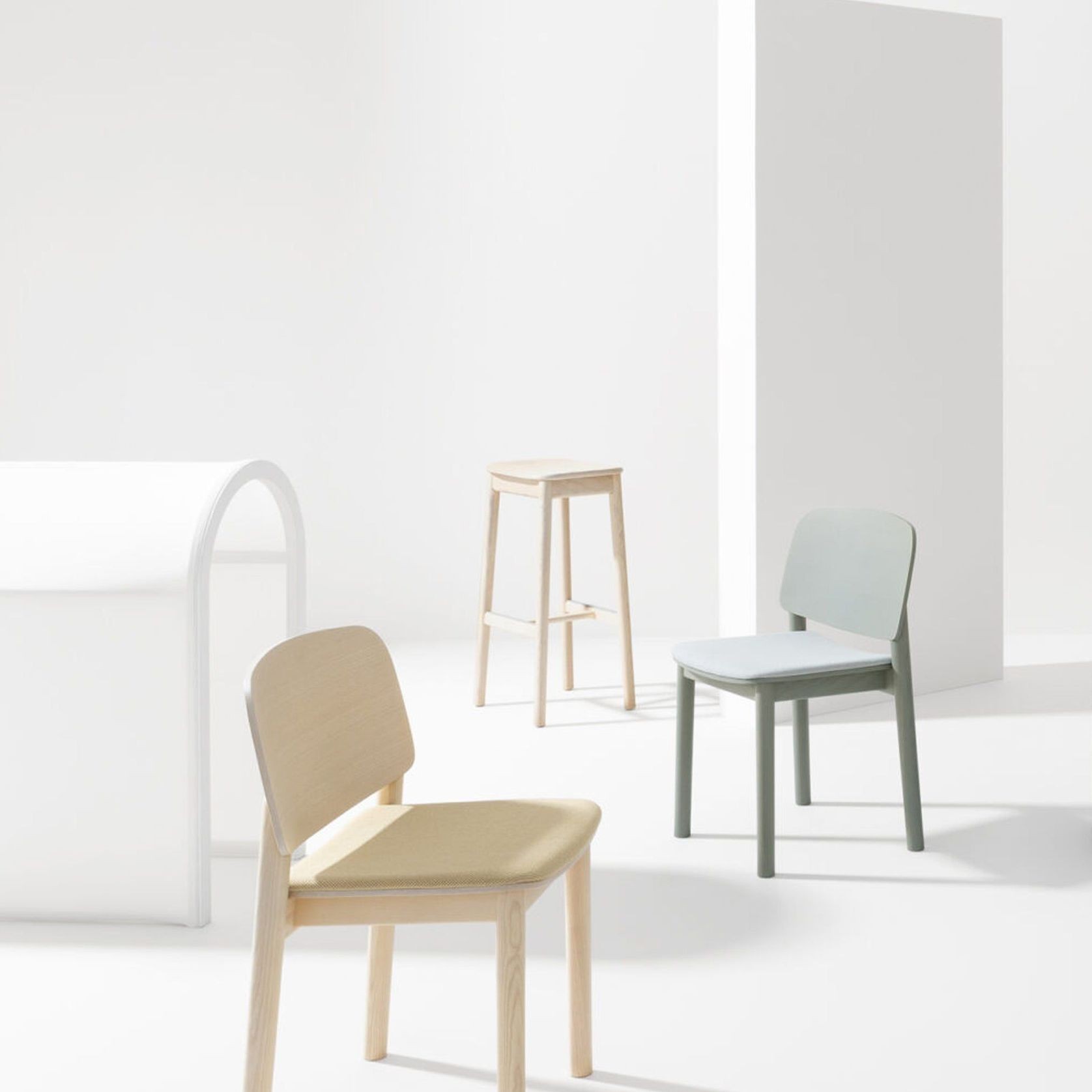 White Stool gallery detail image