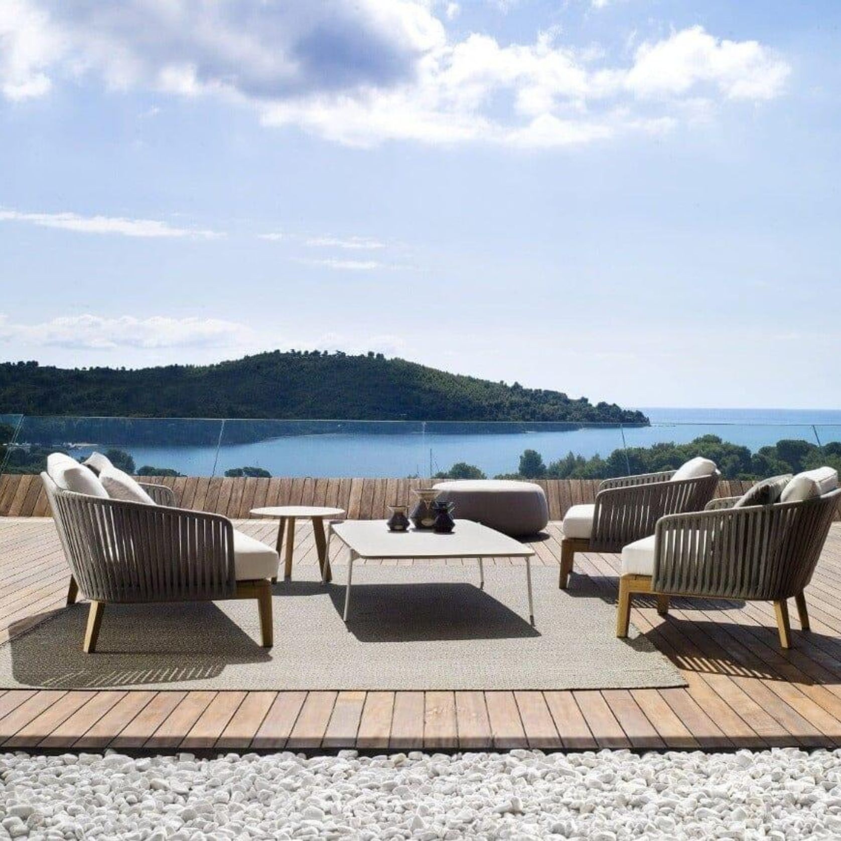 Branch Coffee Table Rectangular with Granite Top gallery detail image