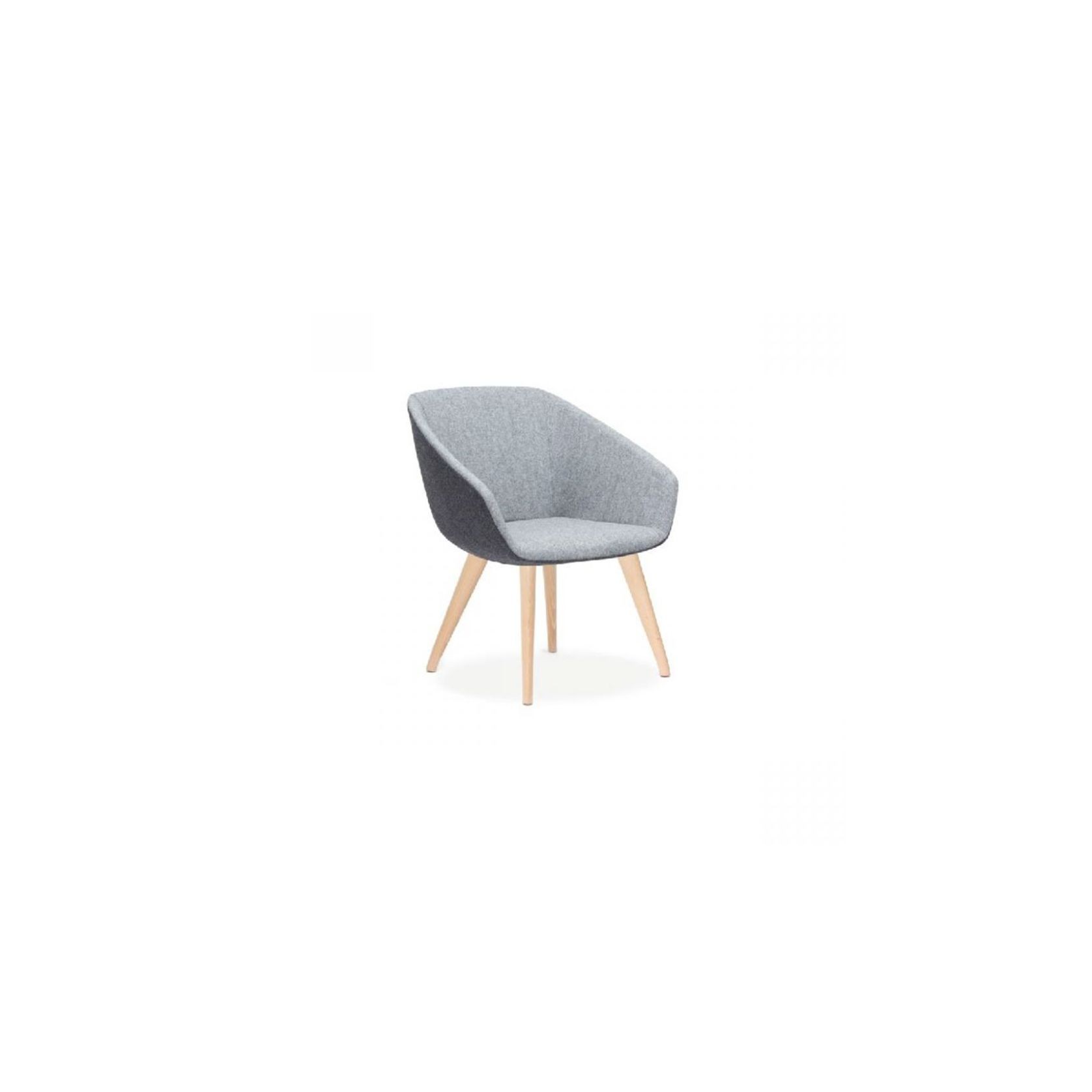 Brek Tub Chair on Timber Legs gallery detail image