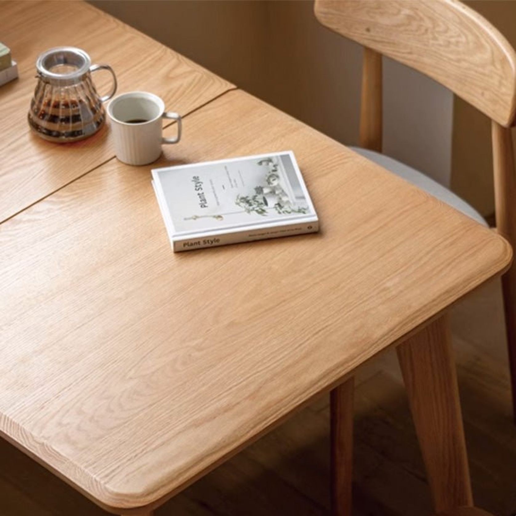 Bremen Natural Solid Oak Extending Dining Table gallery detail image