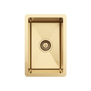 Brushed Brass Gold Jeeves 300x450 Single Bowl Butler Sink gallery detail image