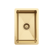 Brushed Brass Gold Jeeves 300x450 Single Bowl Butler Sink gallery detail image