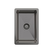 Brushed Gunmetal Jeeves 300x450 Single Bowl Butler Sink gallery detail image