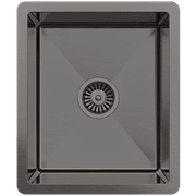 Brushed Gunmetal Maya 380x450 Single Bowl Sink gallery detail image