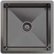 Brushed Gunmetal Nala 450x450 Single Bowl Sink gallery detail image