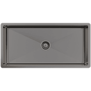 Brushed Gunmetal Seville 900x450 XXLarge Single Bowl Sink gallery detail image