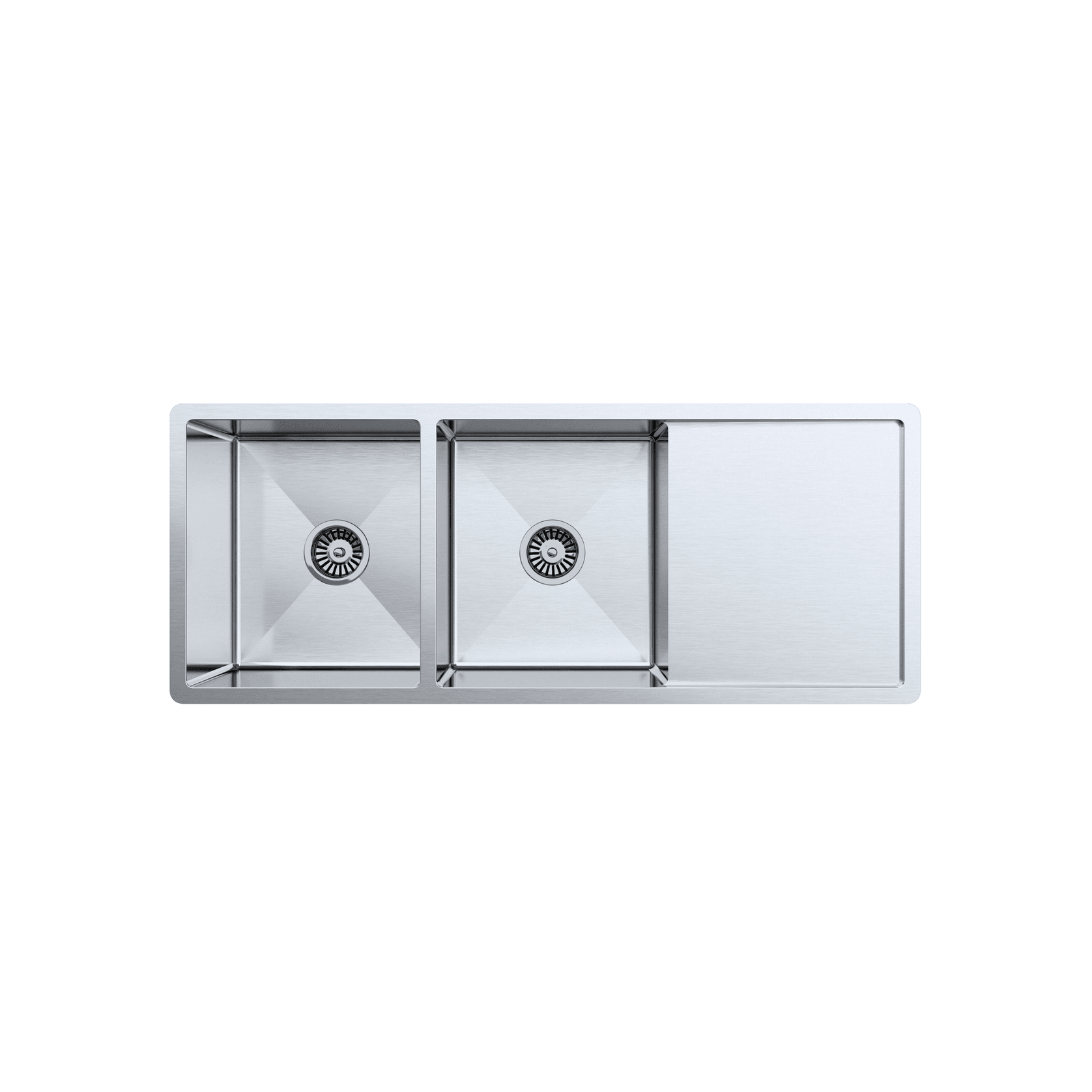 Orlando 1125x450 Double Bowl with Drain Board Sink gallery detail image