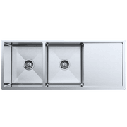 Orlando 1125x450 Double Bowl with Drain Board Sink gallery detail image