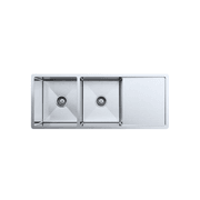 Orlando 1125x450 Double Bowl with Drain Board Sink gallery detail image