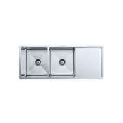 Orlando 1125x450 Double Bowl with Drain Board Sink gallery detail image