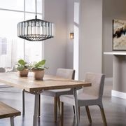 Butler Crystal Pendant Light - Black gallery detail image