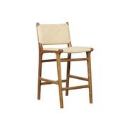 Maya Plush Counter Stool with Back gallery detail image