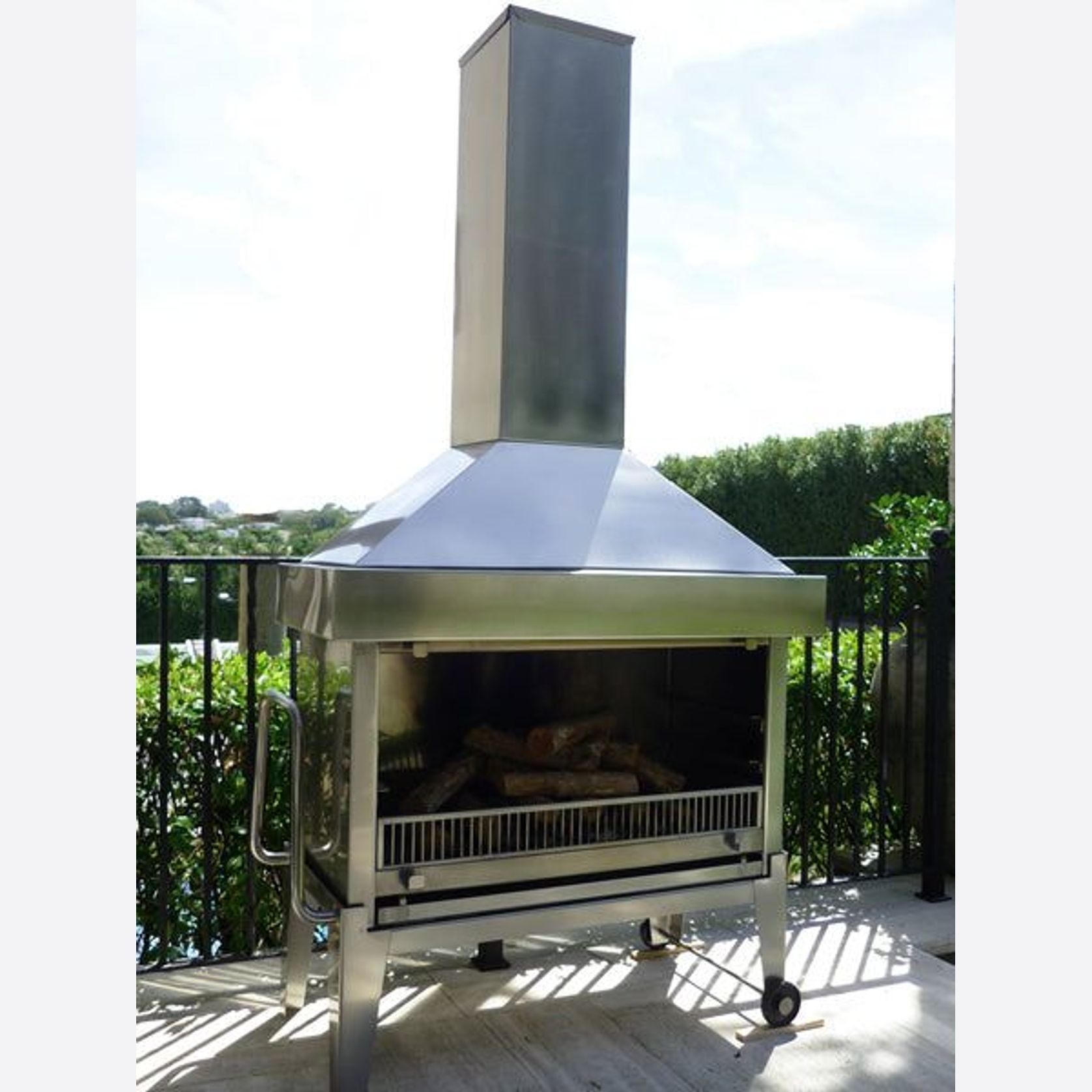 Custom 304 Stainless Fireplace gallery detail image