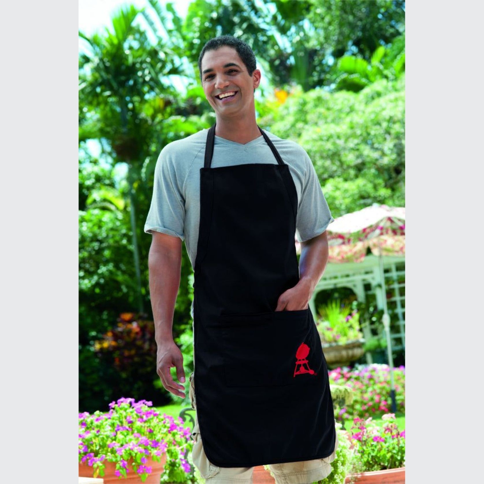 Weber Premium Apron Black gallery detail image