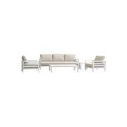 Capri 5pc Lounge Set - White gallery detail image