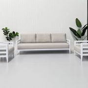 Capri 5pc Lounge Set - White gallery detail image