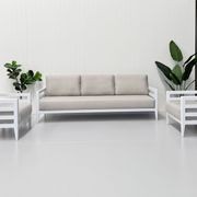 Capri 5pc Lounge Set - White gallery detail image