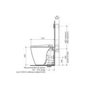 Caroma Urbane II Invisi Series II Wall Faced Bidet Suite gallery detail image