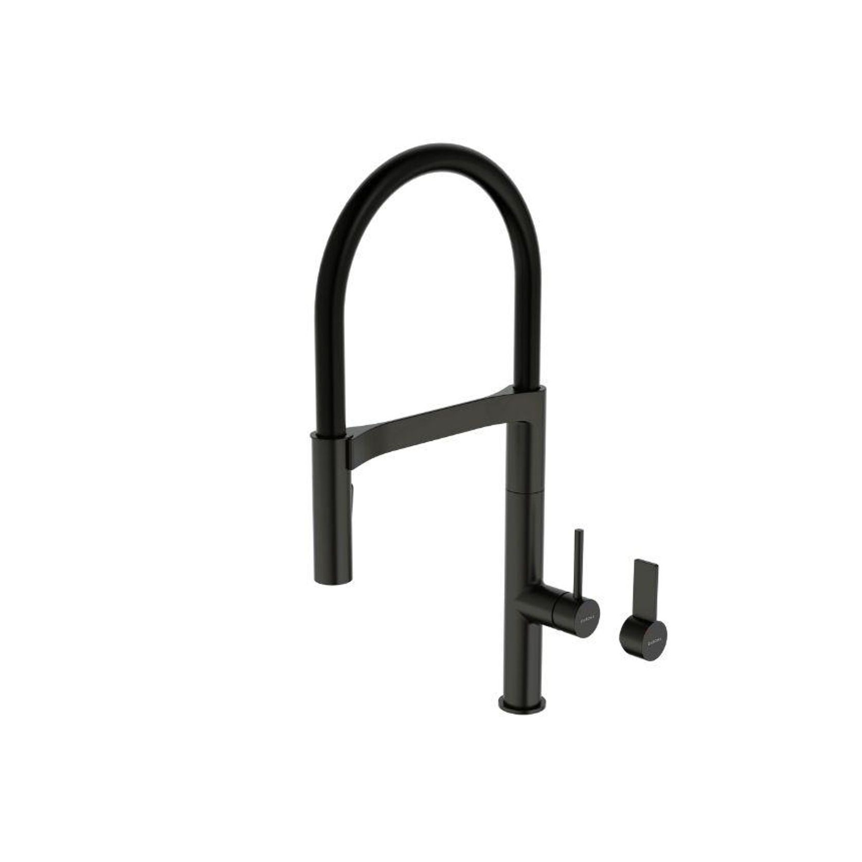 Caroma Liano II Pull Down Sink Mixer - Black Matte gallery detail image