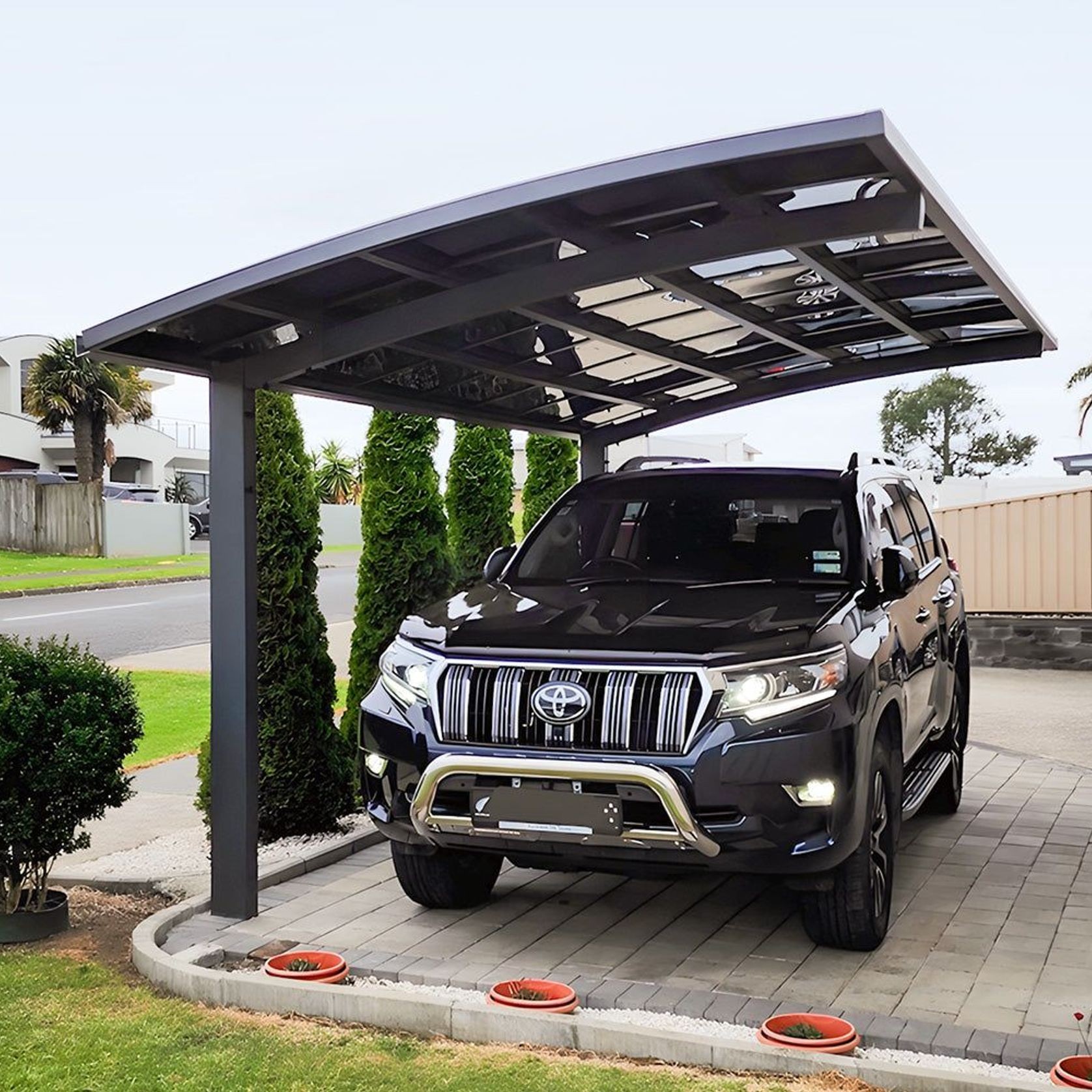Single Carport-550x 280 x 316cm gallery detail image