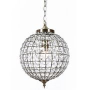 Casablanca | Crystal Pendant Chandelier - Brass gallery detail image