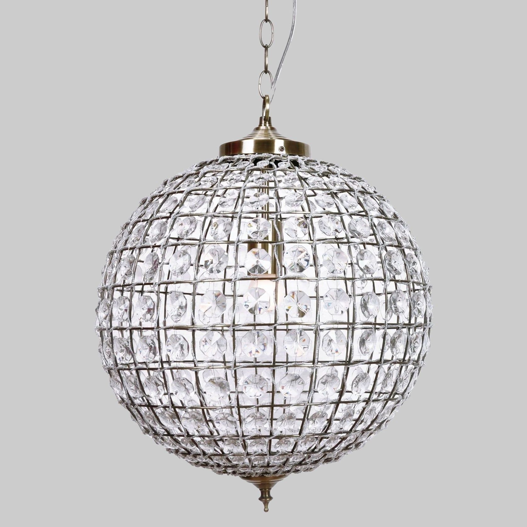 Casablanca | Crystal Pendant Chandelier - Brass gallery detail image