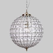 Casablanca | Crystal Pendant Chandelier - Brass gallery detail image
