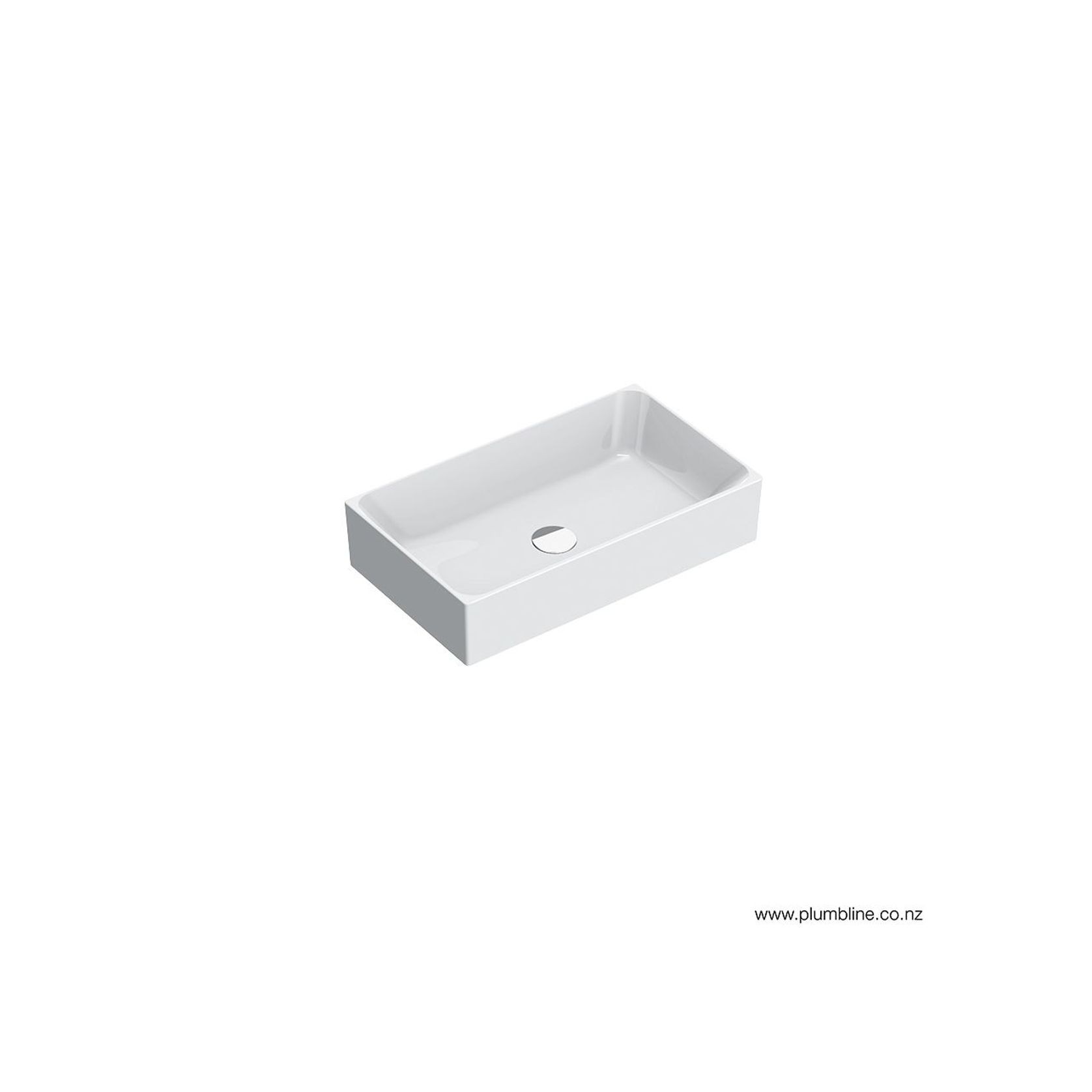 Verso 60 Rectangle Vessel Basin White gallery detail image