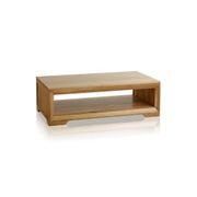 Chamfer Natural Solid Oak Coffee Table - Clearance gallery detail image
