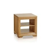 Chamfer Natural Solid Oak Lamp Table gallery detail image