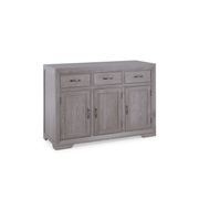 Chamfer Solid Oak Large Sideboard In Grey Wash gallery detail image
