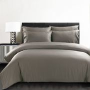 Silky Soft Bamboo Quilt Cover  - Charcoal gallery detail image
